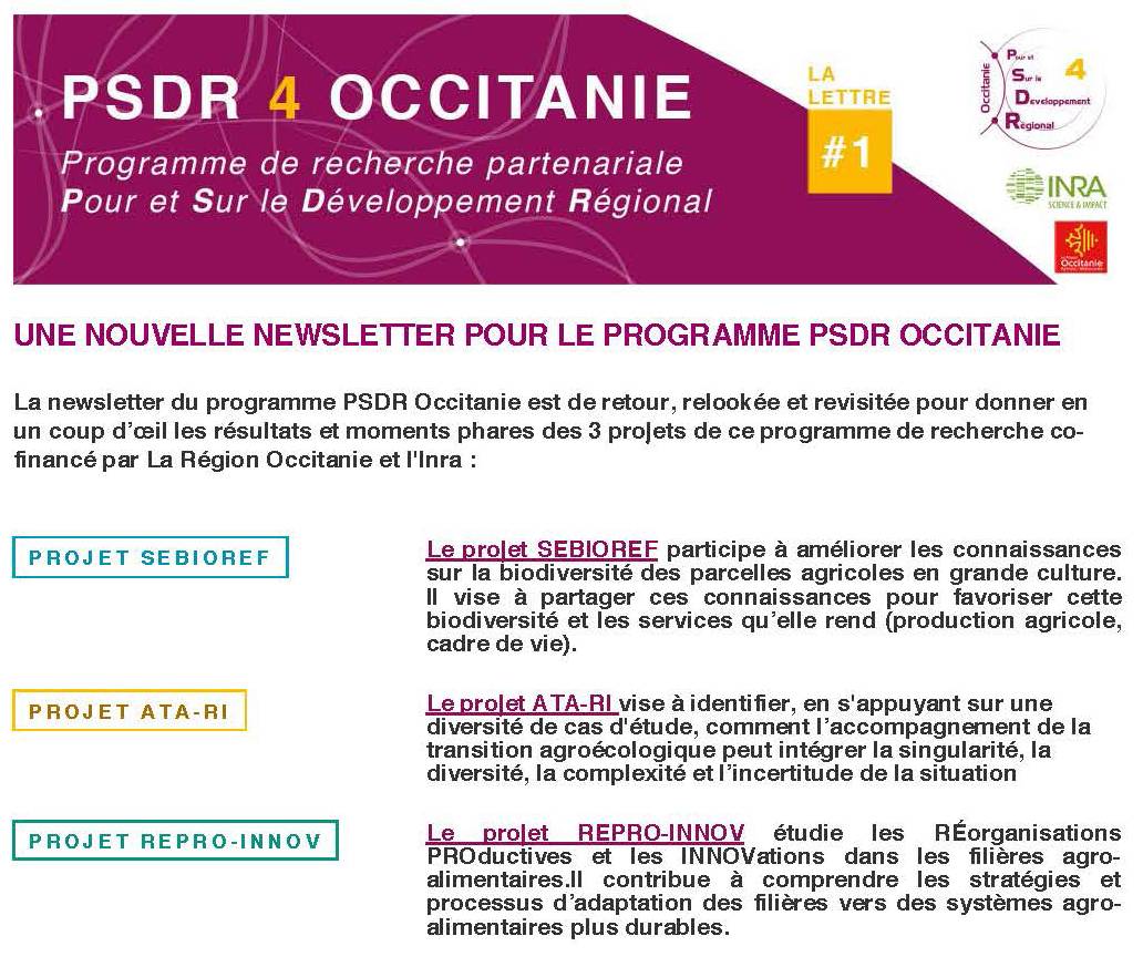 Header nouvelle newsletter PSDR4 Occitanie
