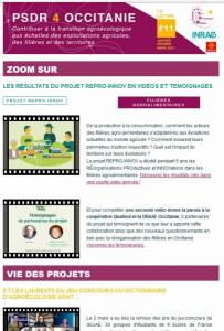 Lettre d'information PSDR4 OCcitanie N°11 - extrait