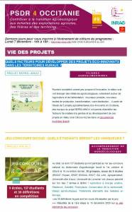 Lettre d'information PSDR4 OCcitanie N°9 - extrait