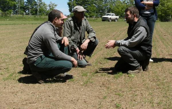 Echanges sur le terrain