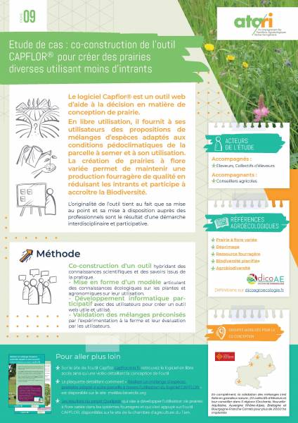 Fiche-ATA-RI-9-Étude de cas sur la création de prairies diverses utilisant moins d’intrants via la création d’un outil : CAPFLOR®